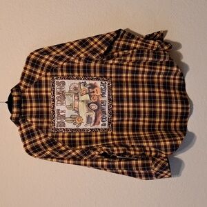 XS Upcycled Wild Fable Flannel
